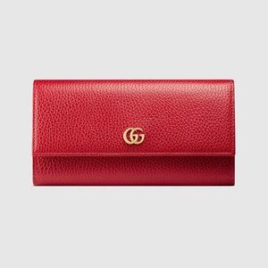 Women’s Gucci Petite Marmont Leather Wallet
